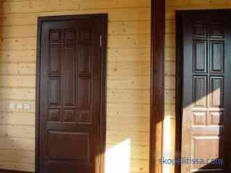 uși de lemn și metal, caracteristici de instalare