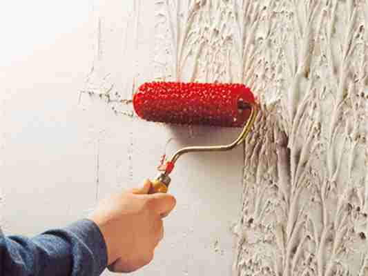 Decor perete texturat cu rolă. Alegerea unei role pentru aplicarea tencuielii. Rola de ipsos decorativă DIY